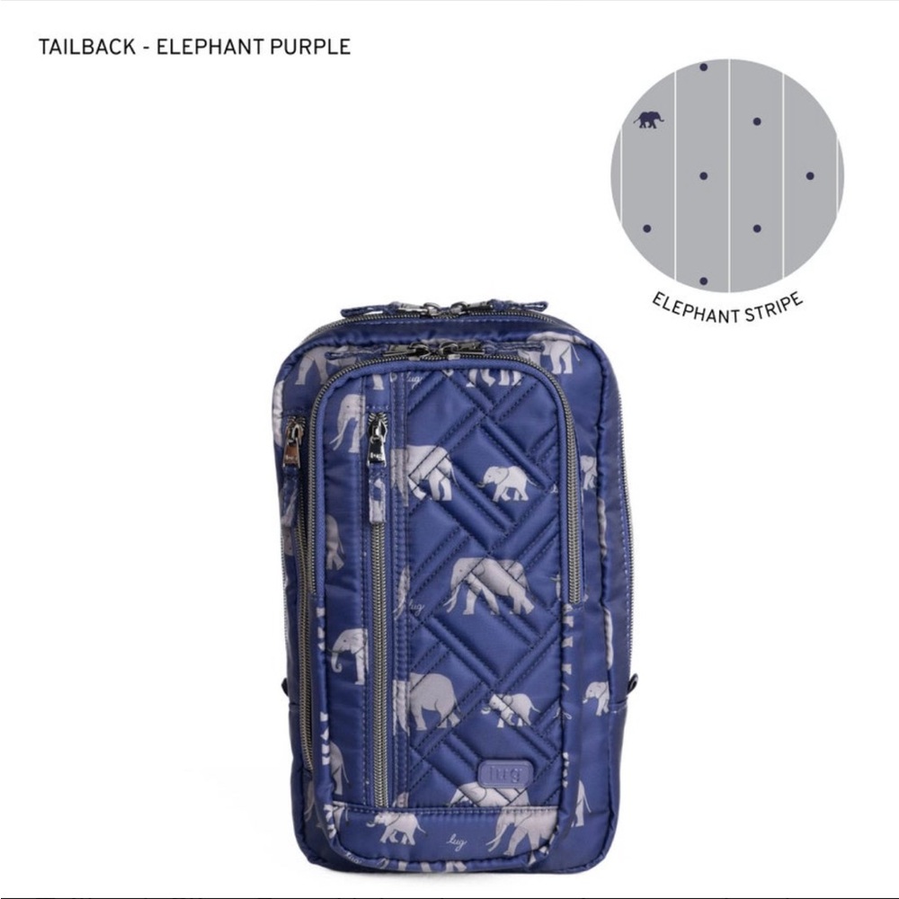 Lug Tailback Sling Bag - Elephant Purple